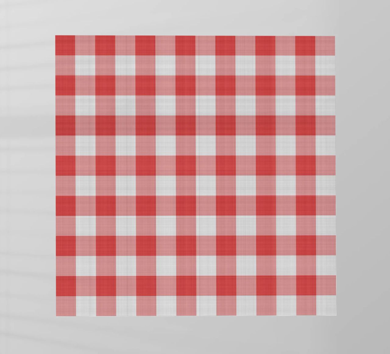 Gingham in rosso grande pellicola backlit da Happy Littles