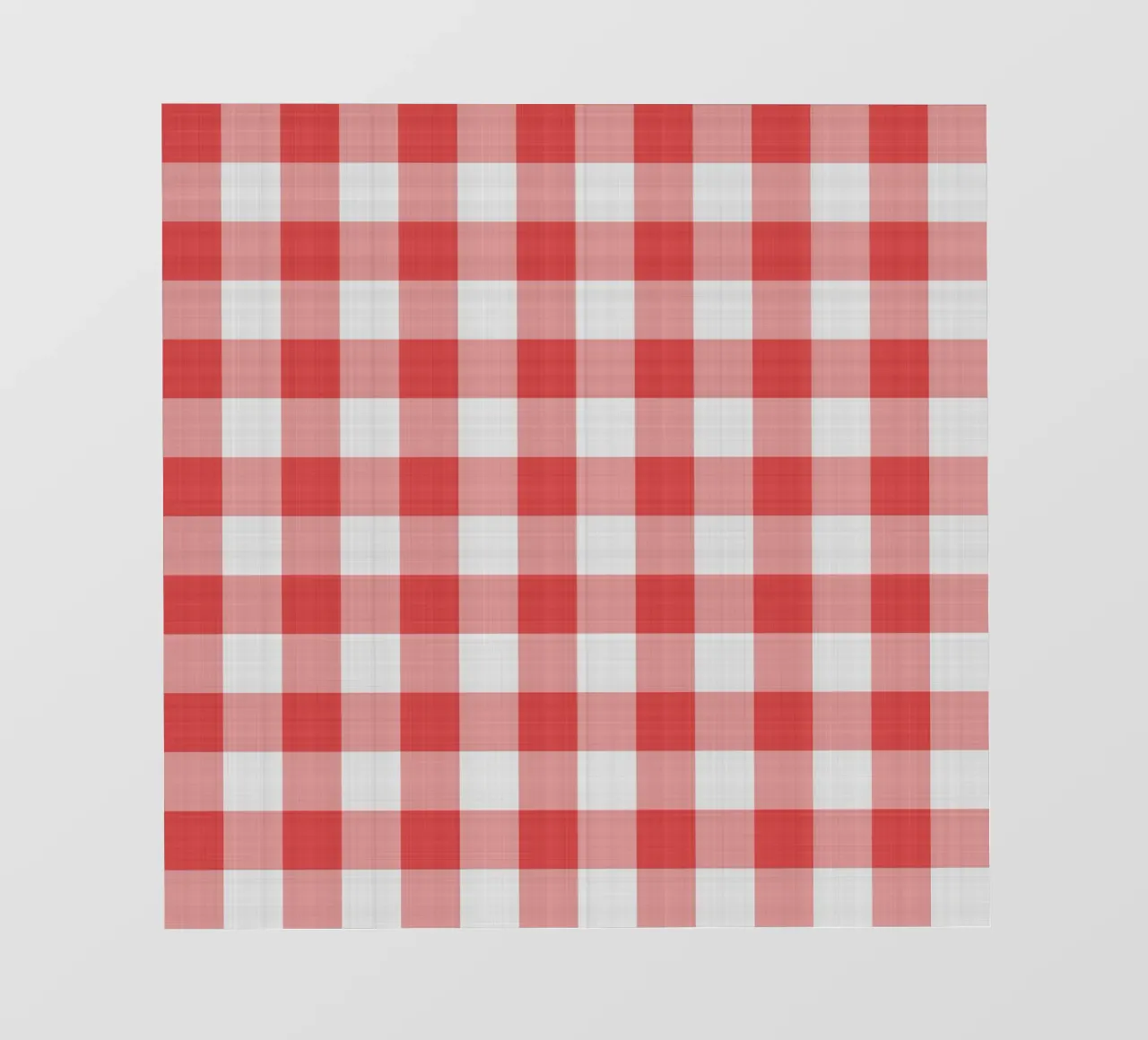 Gingham in rosso grande pellicola backlit da Happy Littles
