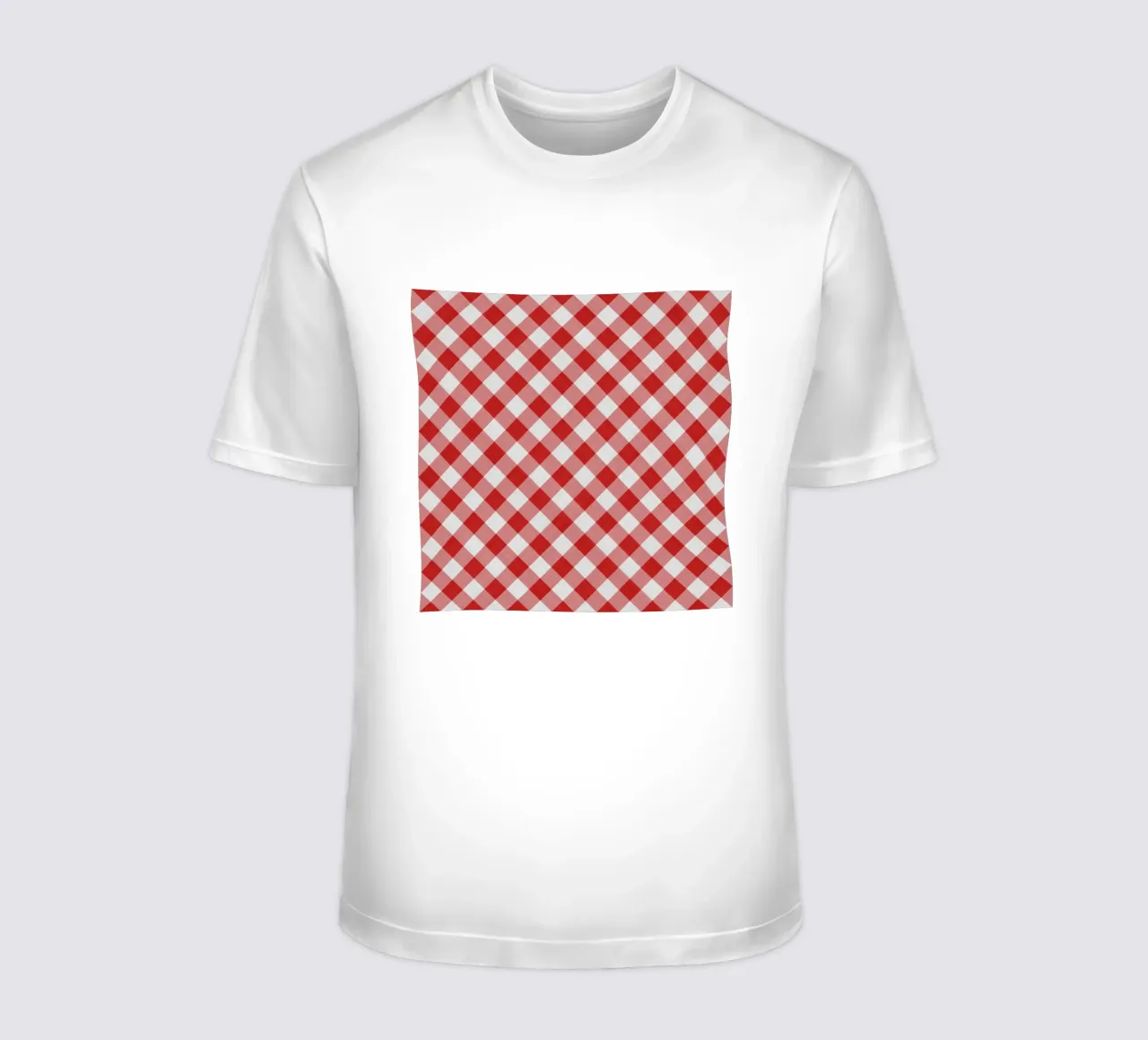 Gingham in rosso t-shirt da Happy Littles