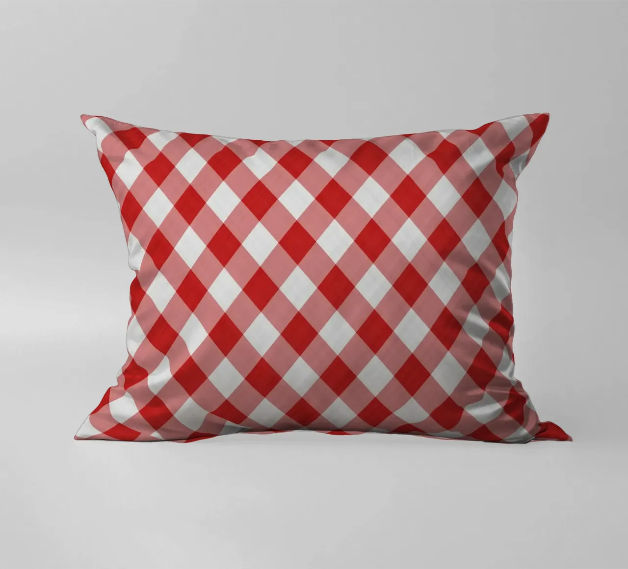 Gingham in rosso cuscino da Happy Littles