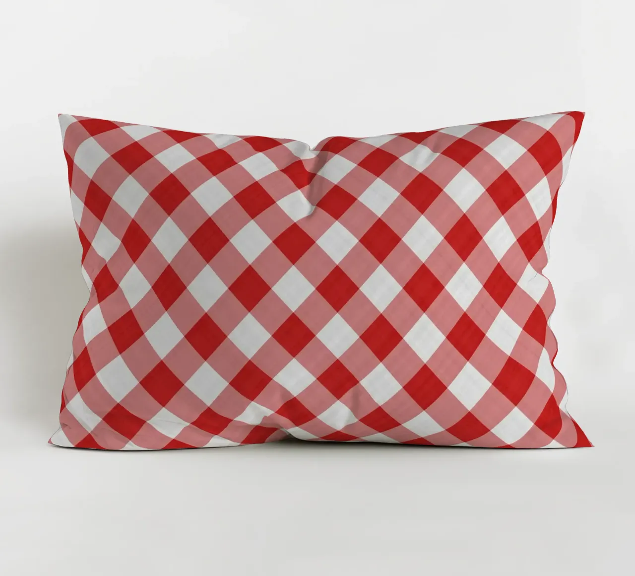 Gingham in rosso cuscino da Happy Littles