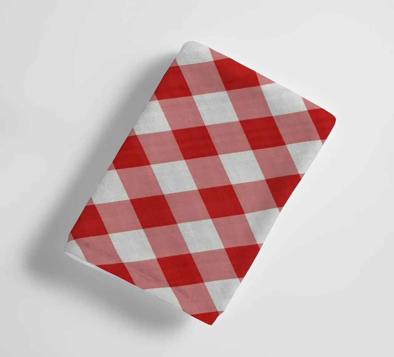 Gingham in rosso asciugamano da bagno da Happy Littles