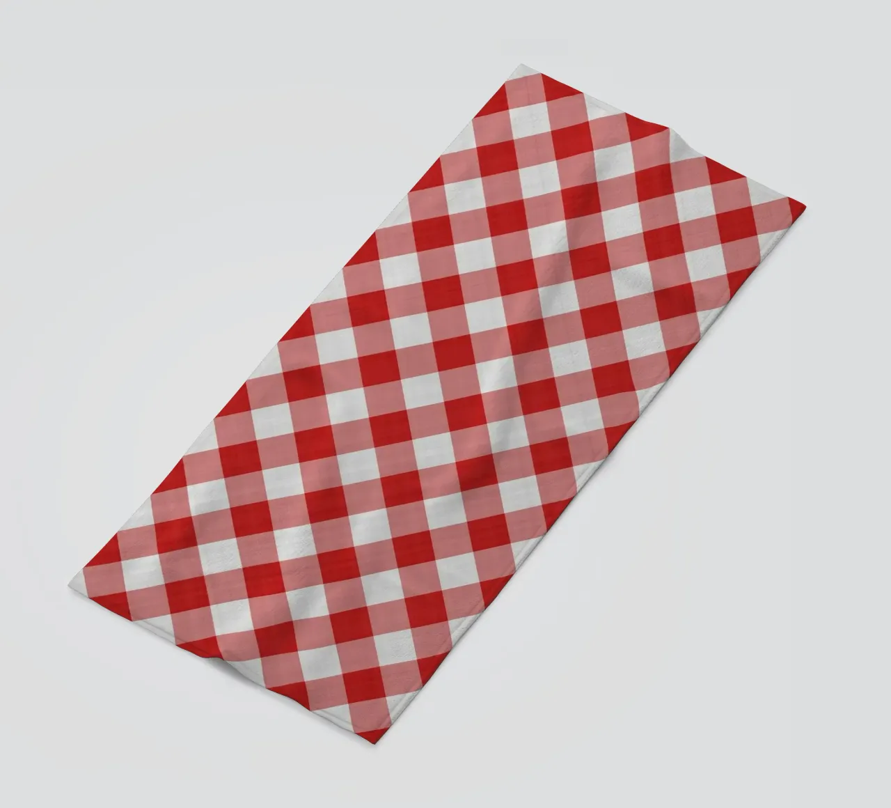 Gingham in rosso telo mare da Happy Littles