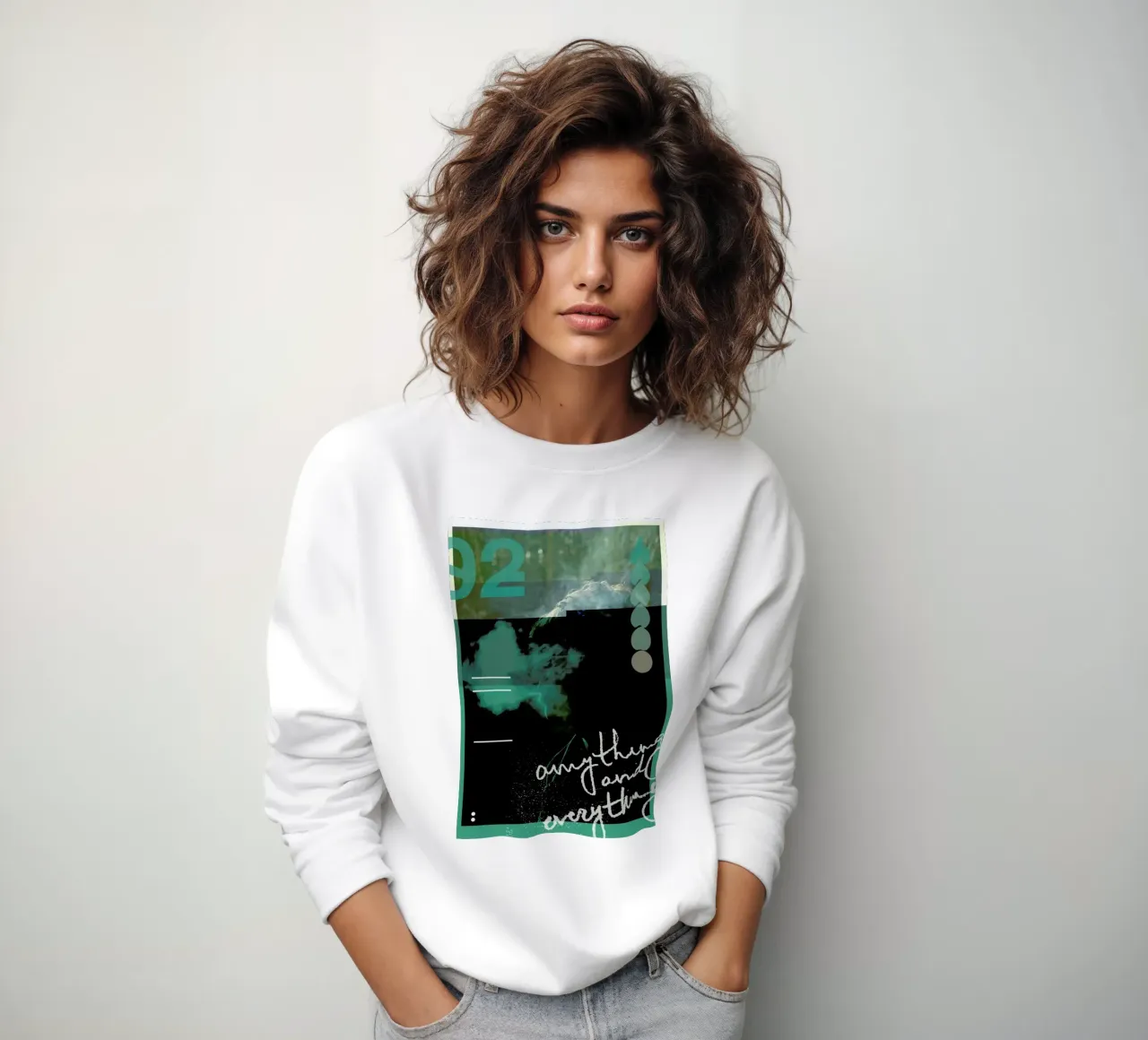 Glitch - Anything and Everything sweatshirt van Ash Nico