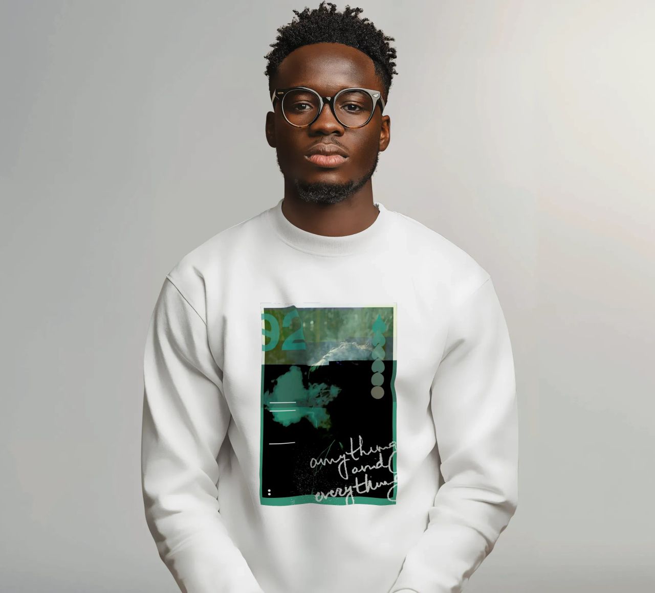 Glitch - Anything and Everything felpa da Ash Nico