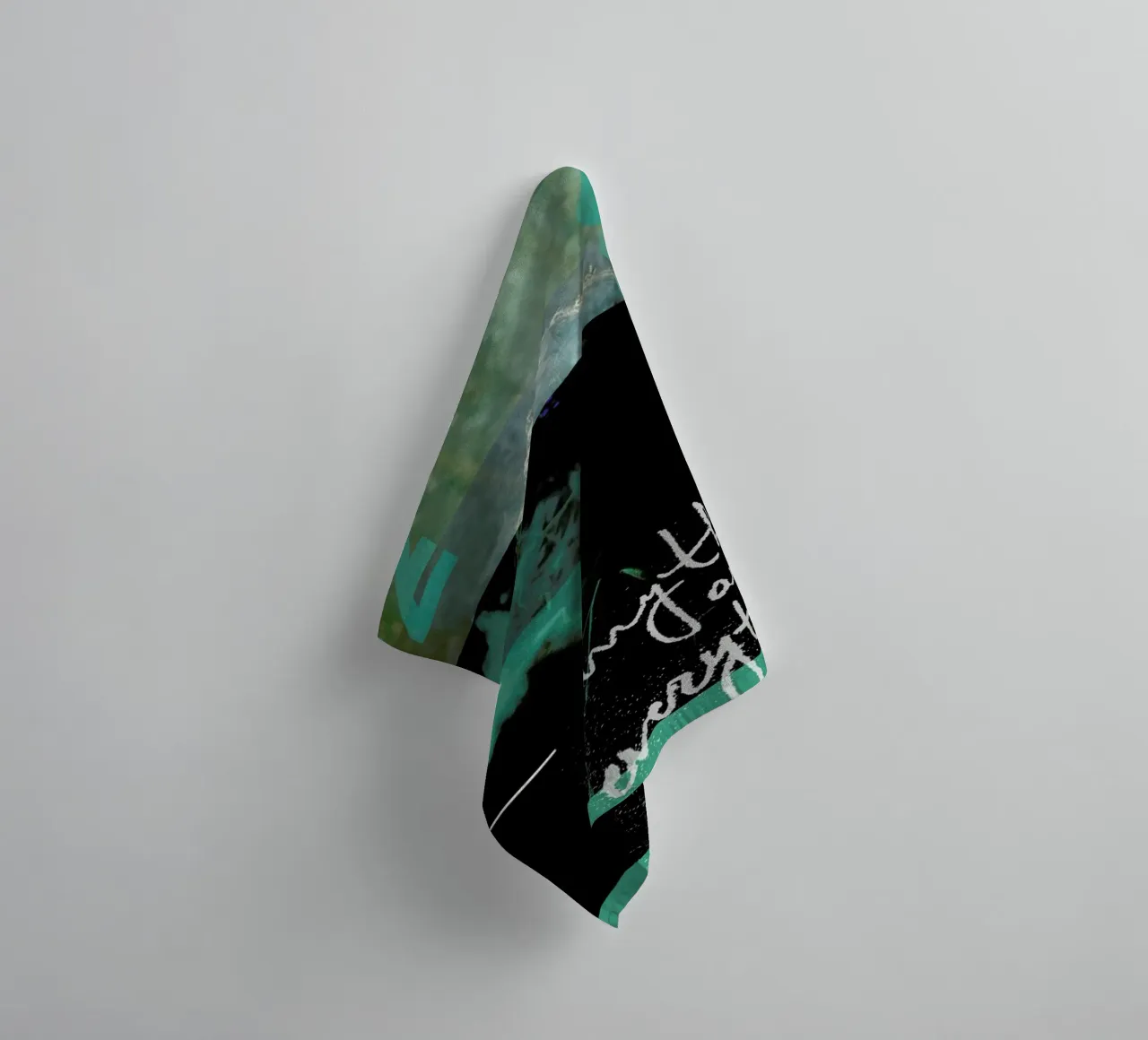 Glitch - Anything and Everything asciugamano da bagno da Ash Nico