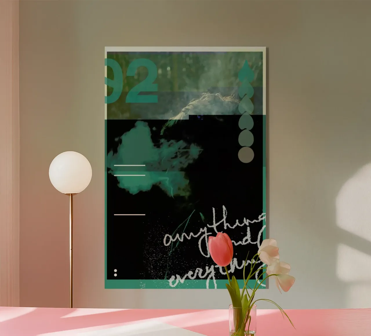 Glitch - Anything and Everything plexiglass da Ash Nico