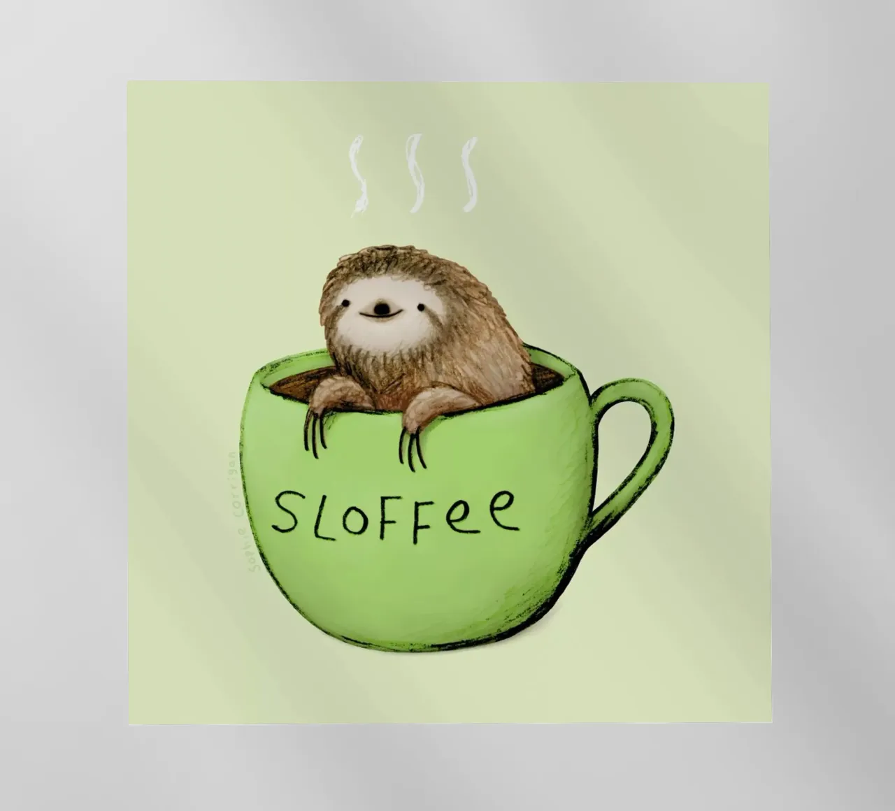 Sloffee pellicola backlit da Sophie Corrigan