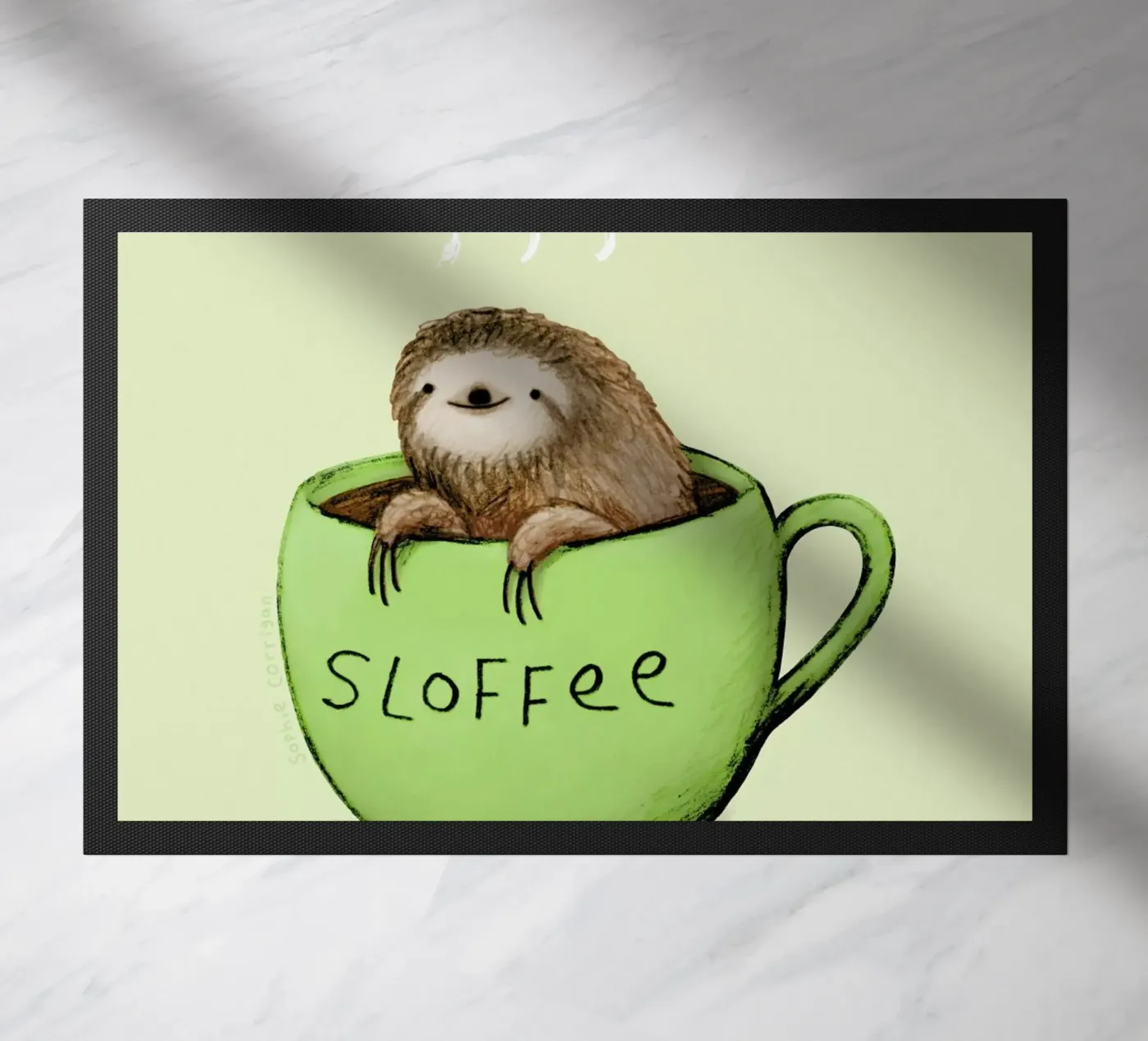 Sloffee Fußmatte von Sophie Corrigan
