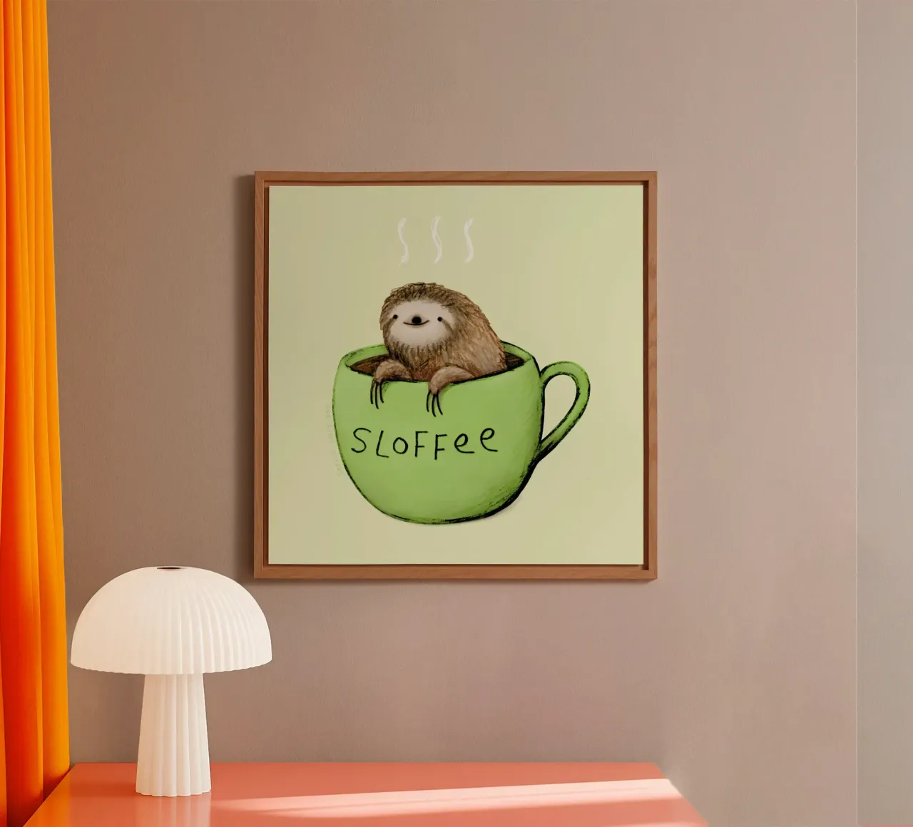 Sloffee alluminio dibond da Sophie Corrigan