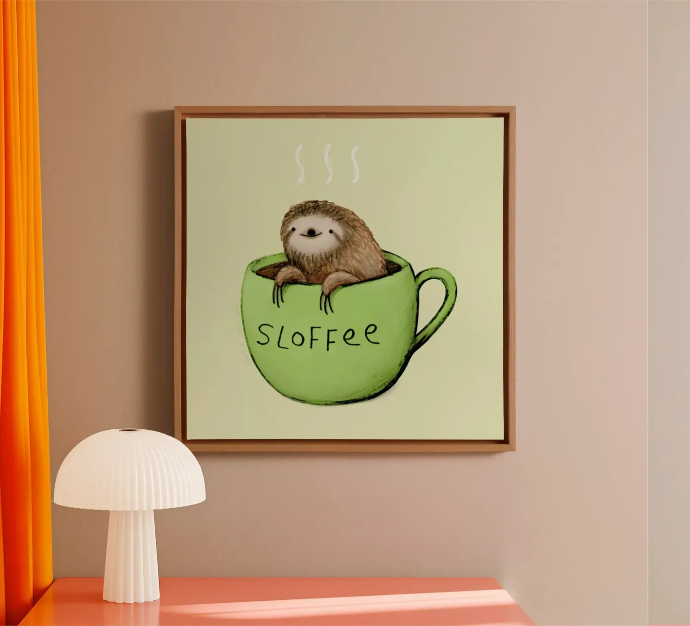 Sloffee tela da Sophie Corrigan