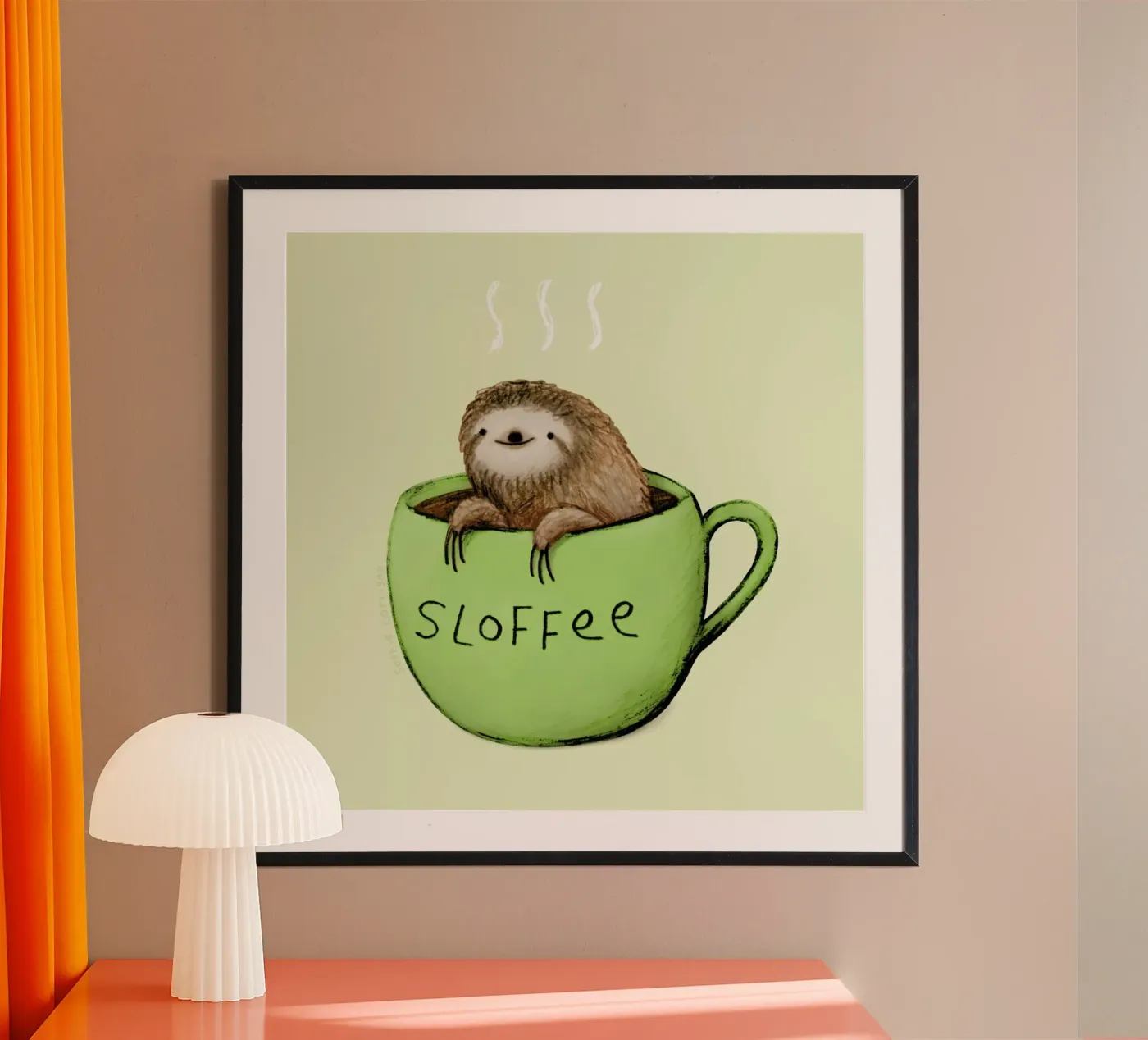Sloffee Poster von Sophie Corrigan