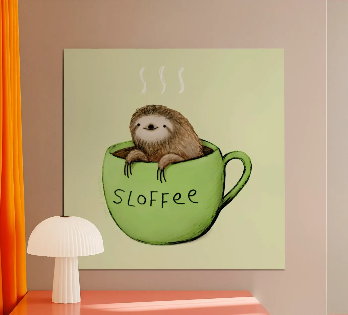 Sloffee Poster von Sophie Corrigan