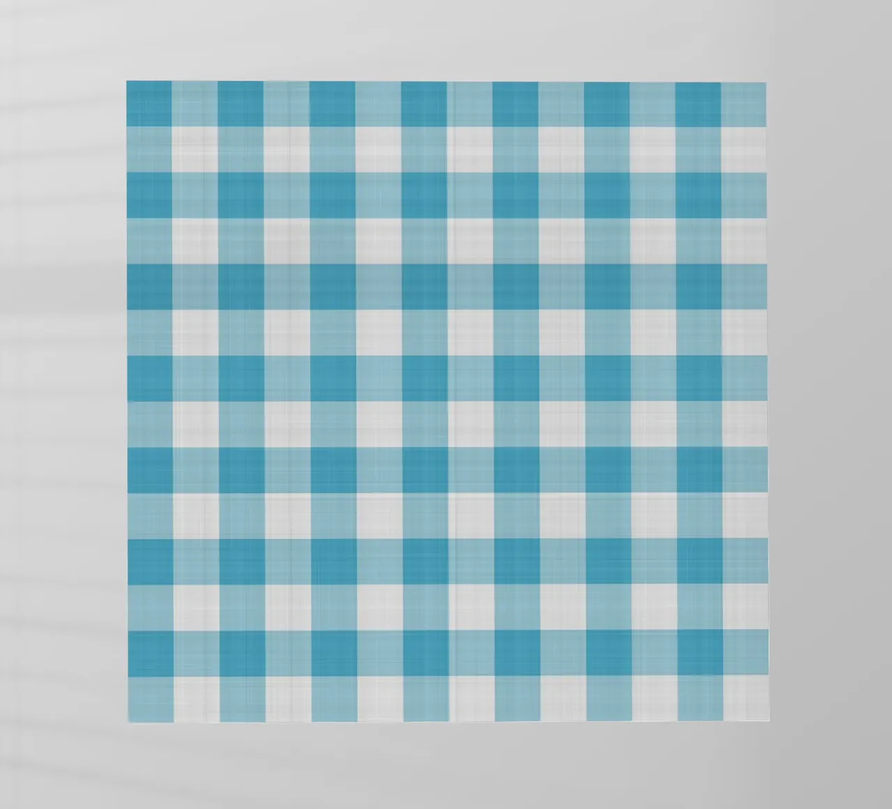Gingham in Sky Blue Large backlit film by Happy Littles