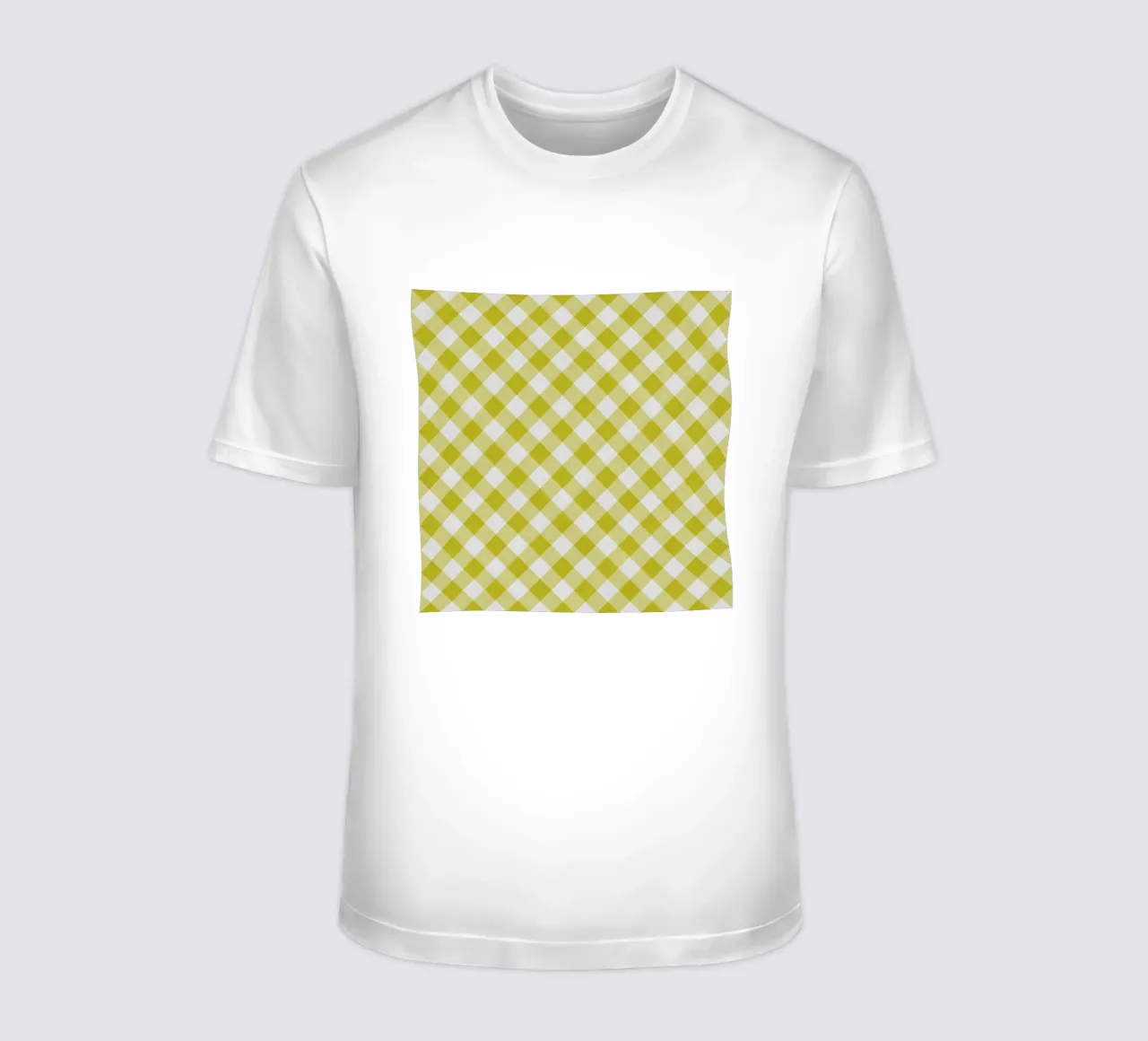 Gingham in giallo t-shirt da Happy Littles