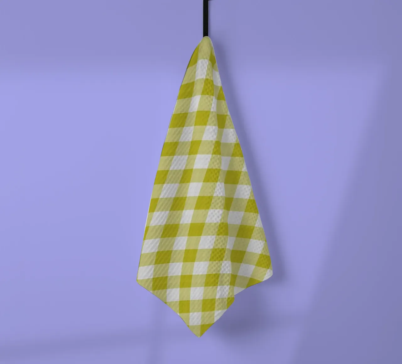 Vichy en jaune torchon de Happy Littles