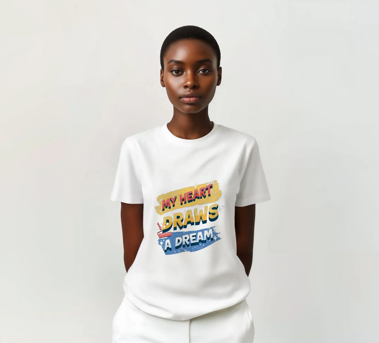 Mein Herz malt einen Traum T-Shirt von Gunawan Rb