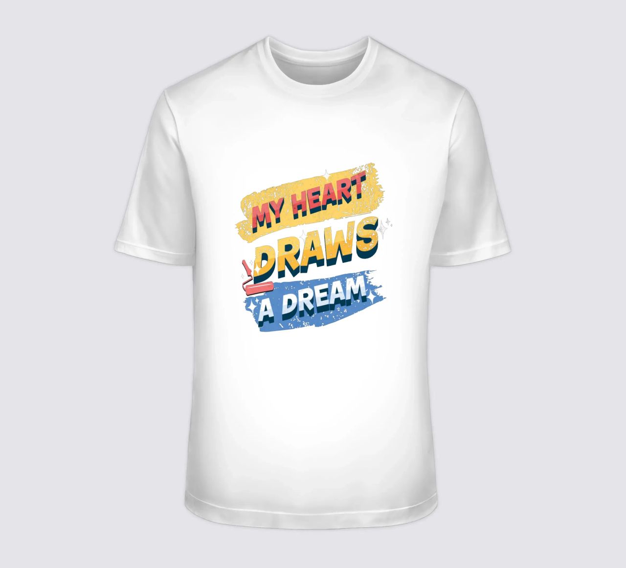 Mein Herz malt einen Traum T-Shirt von Gunawan Rb
