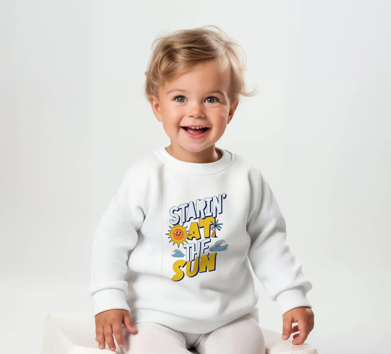 Guardare il sole felpa neonato da Gunawan Rb