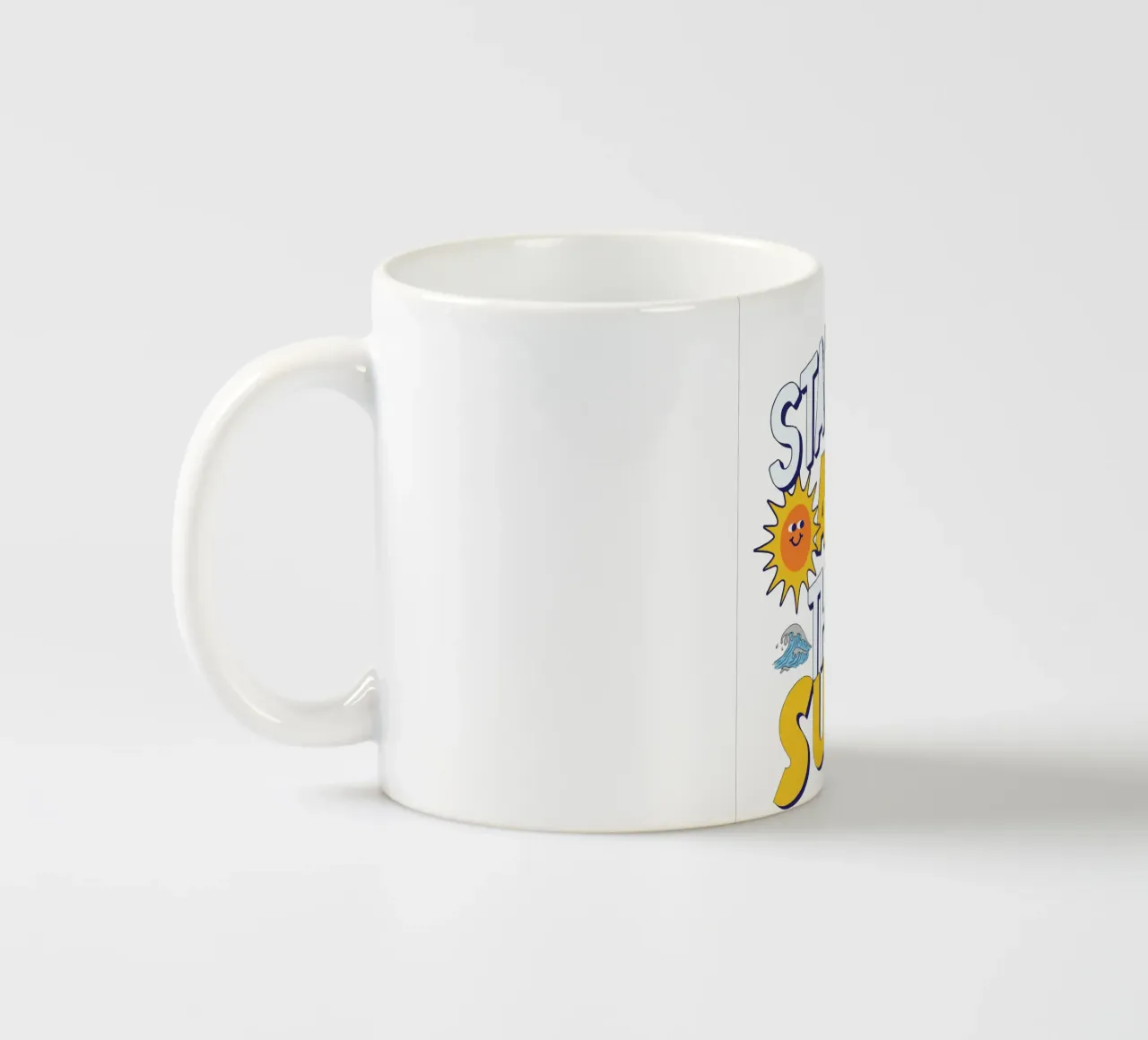 Guardare il sole tazza in ceramica da Gunawan Rb