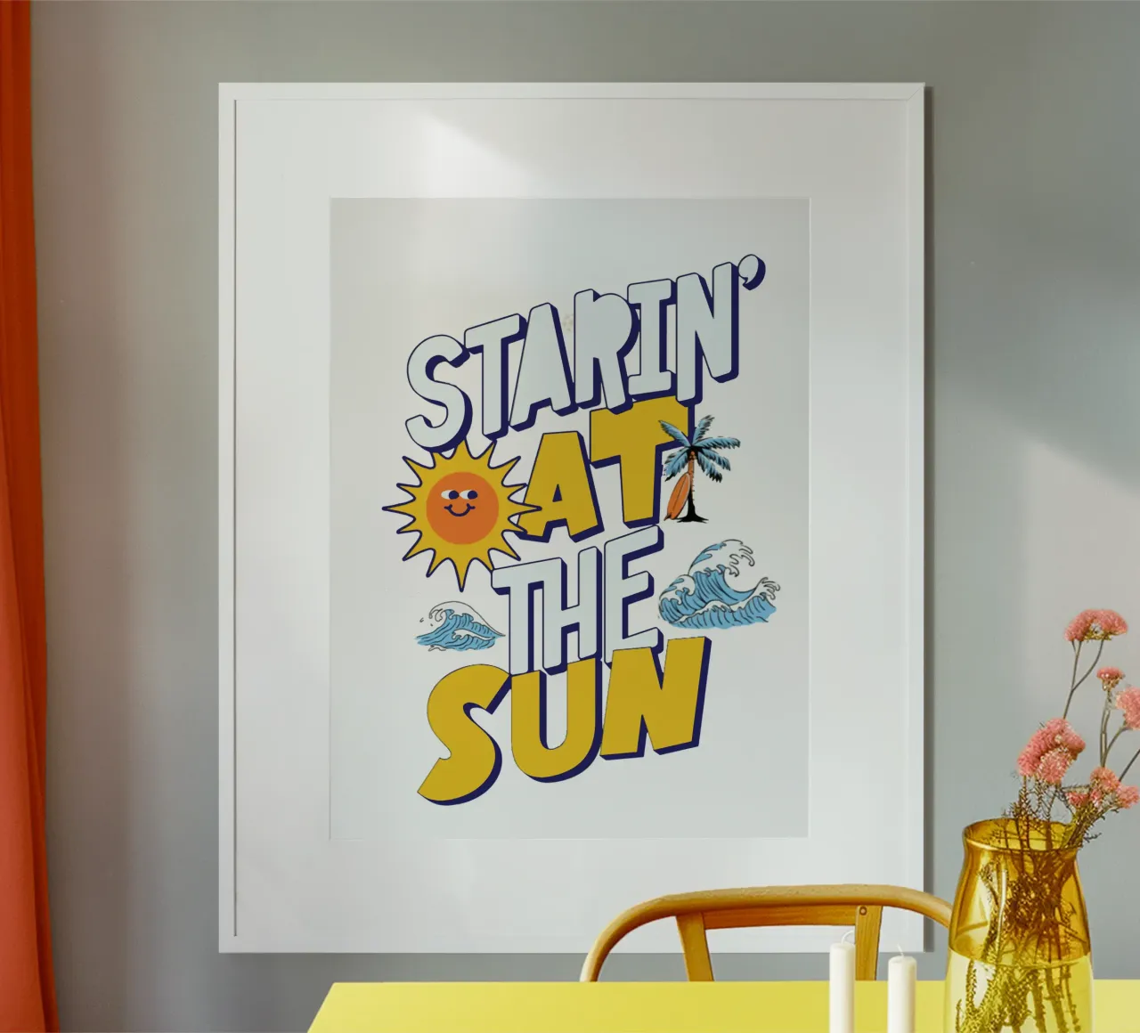 Guardare il sole poster da Gunawan Rb