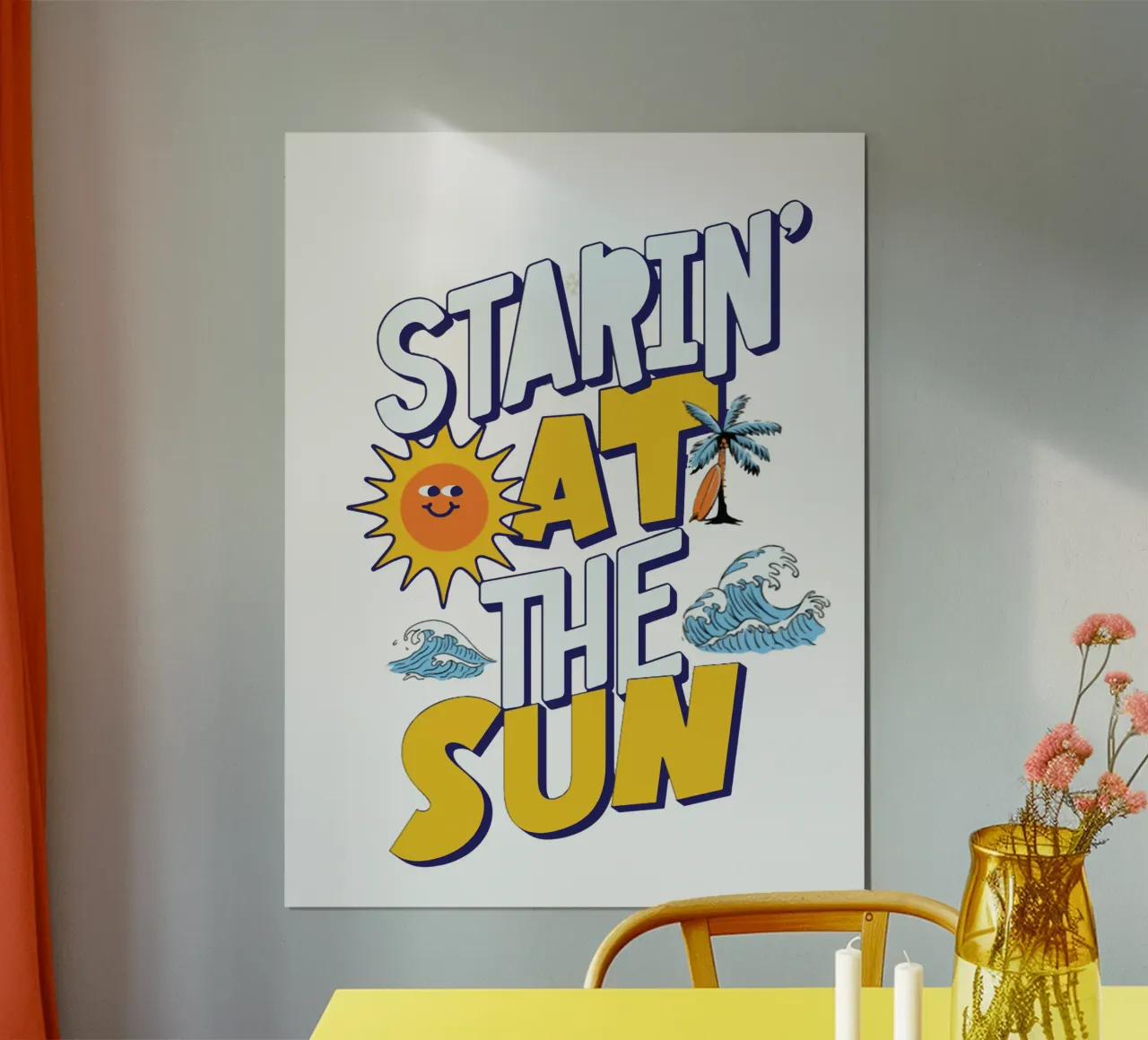 Guardare il sole poster da Gunawan Rb