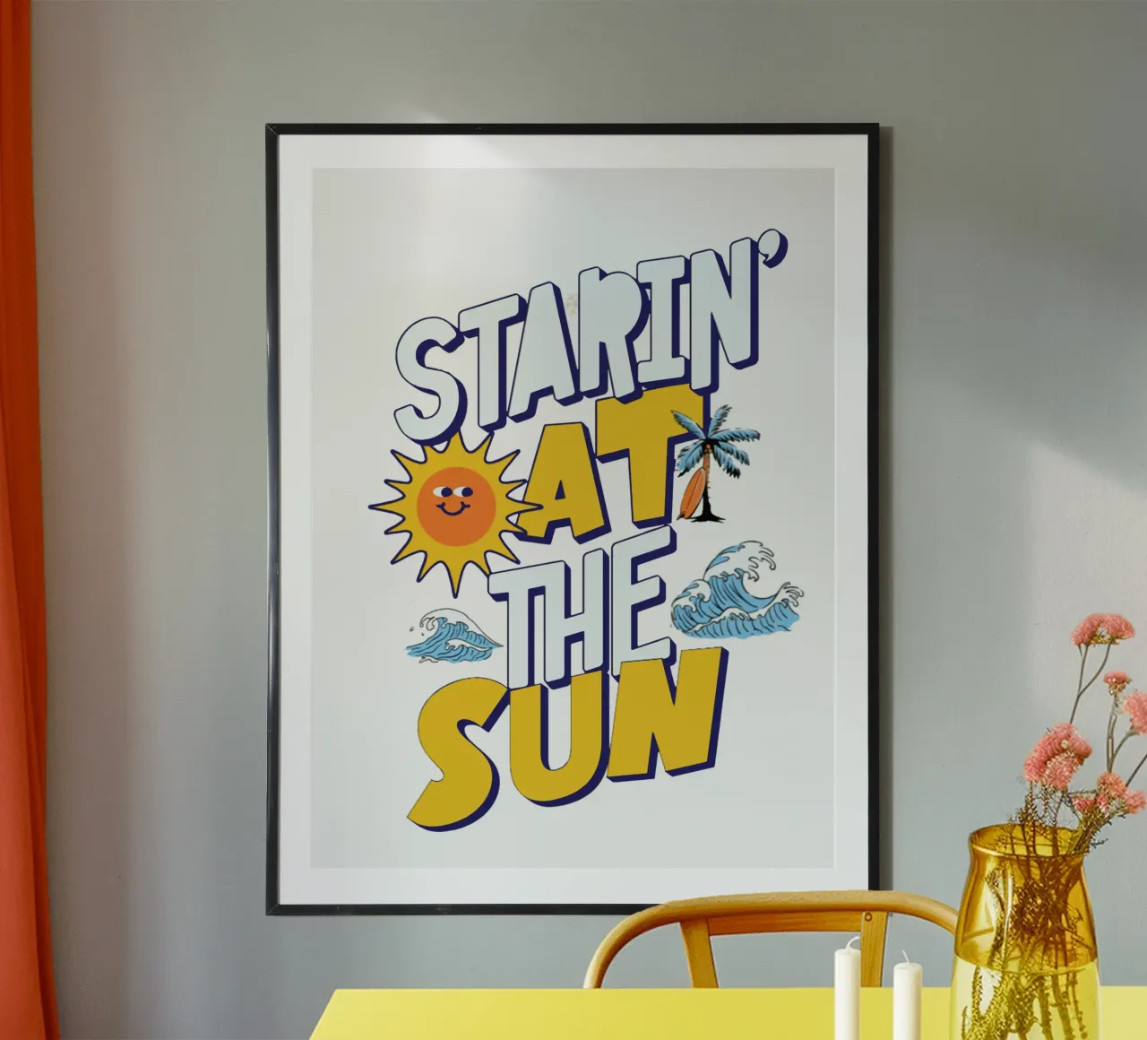 Guardare il sole poster da Gunawan Rb
