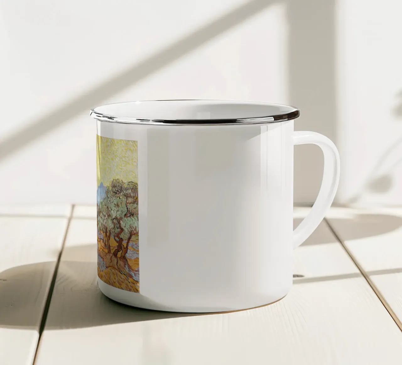 Olive Trees (1889) - Van Gogh tazza in smalto da apoloprints