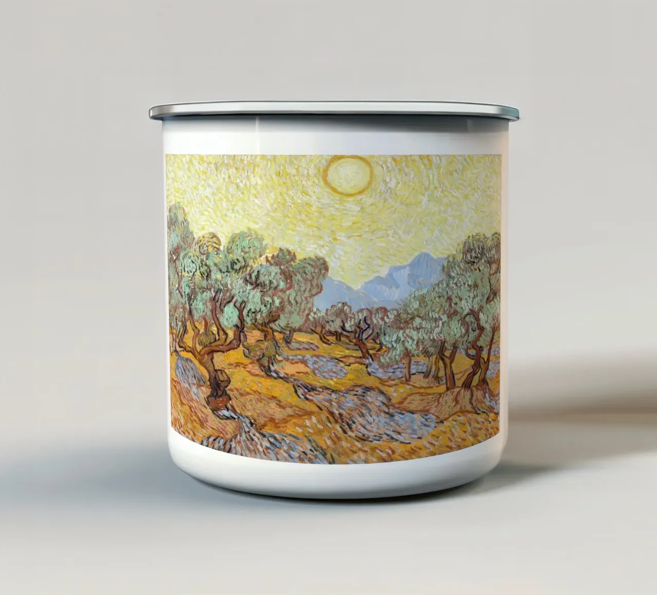 Olive Trees (1889) - Van Gogh tazza in smalto da apoloprints