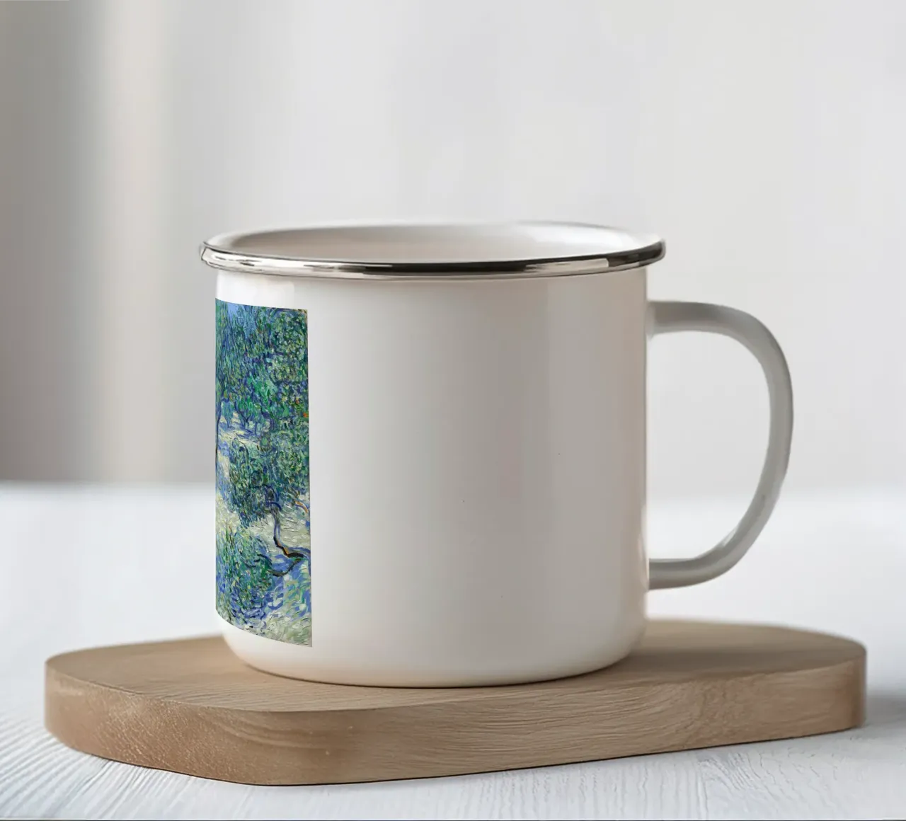 Olive Orchard 1889 Vincent Van Gogh Emaille Tasse von apoloprints