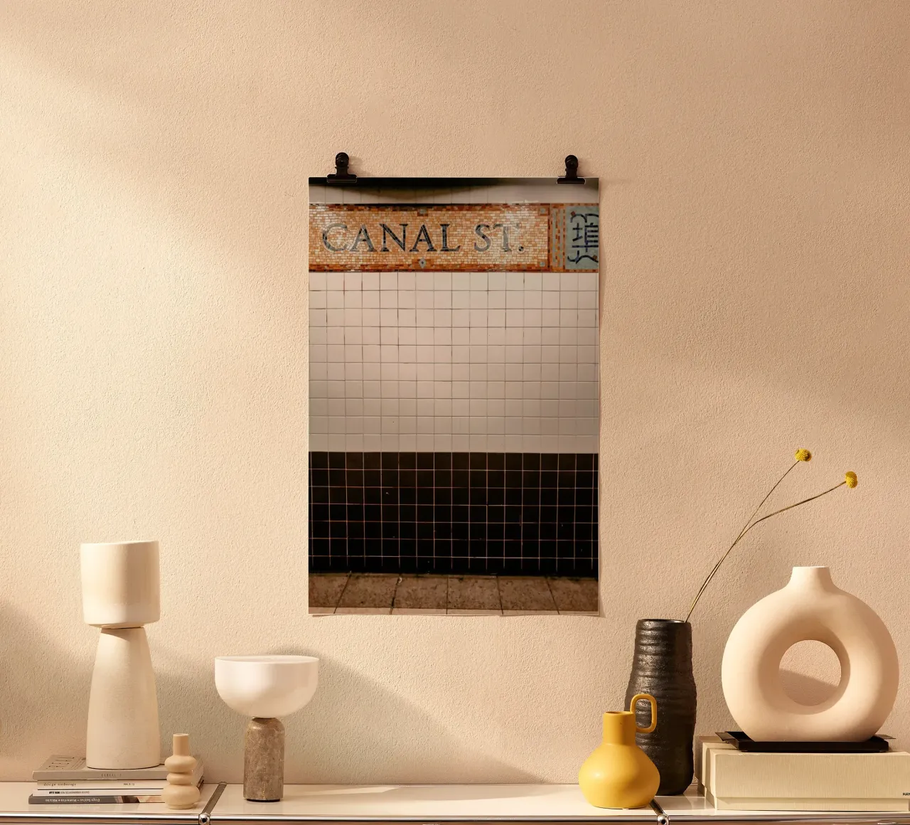 New York no.8 poster con telaio in plastica da Froilein Juno