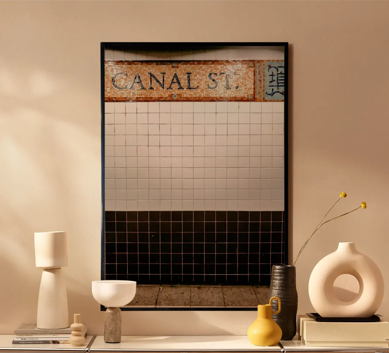 New York no.8 poster con telaio in plastica da Froilein Juno