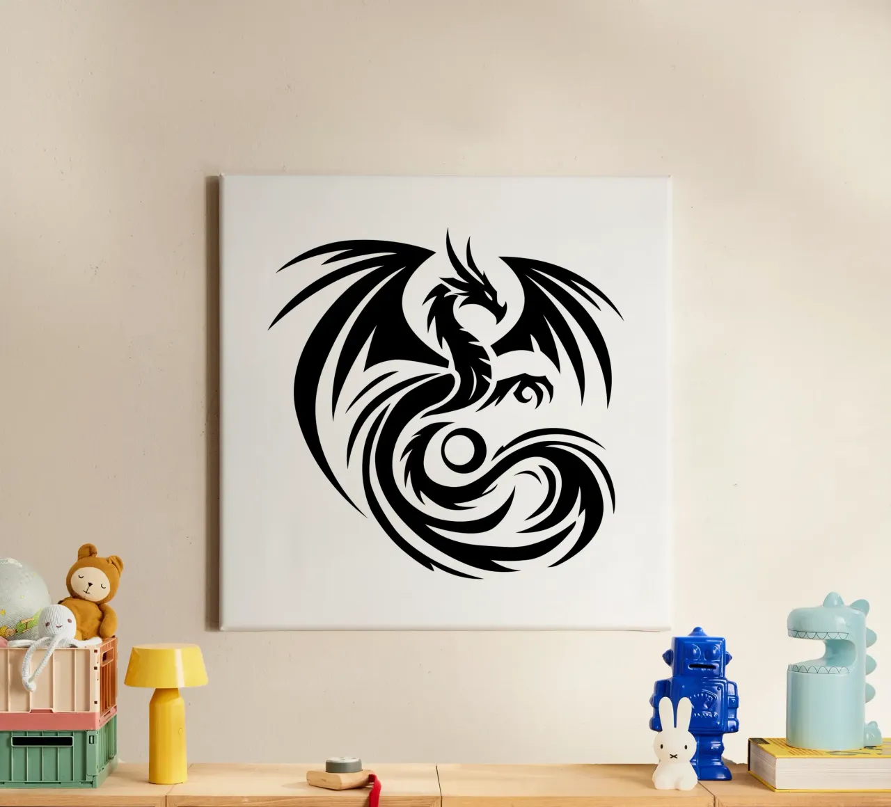 Dragon Essence – Modern Fantasy Art canvas by Sivaro