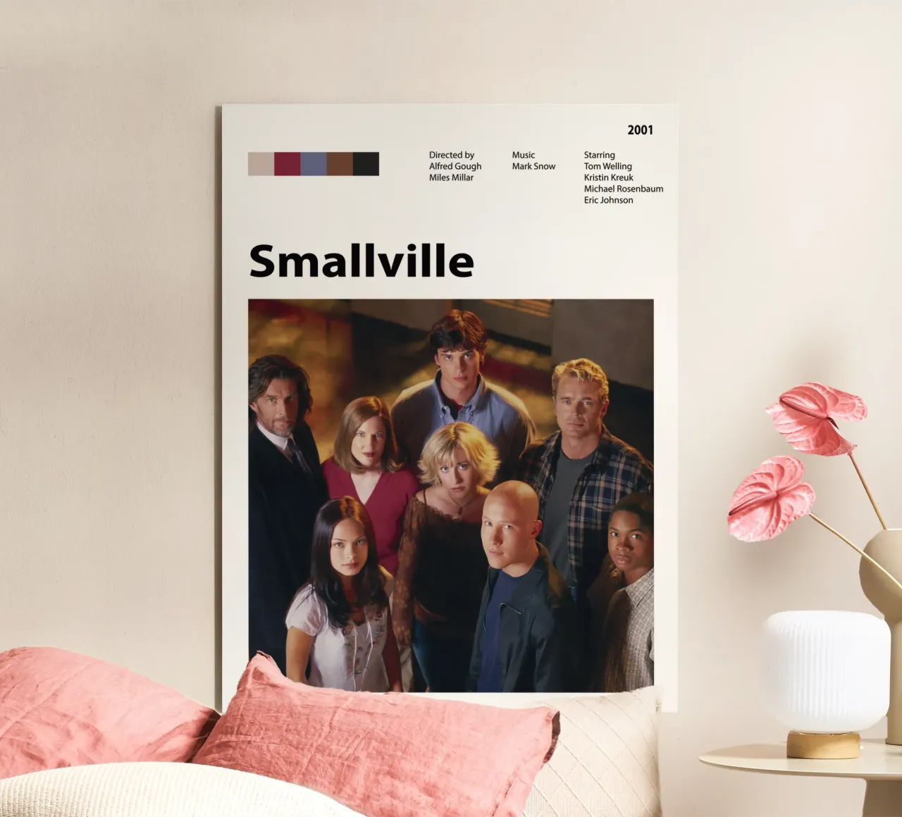 Smallville aluminium-dibond van 🎞 The Movie Wall
