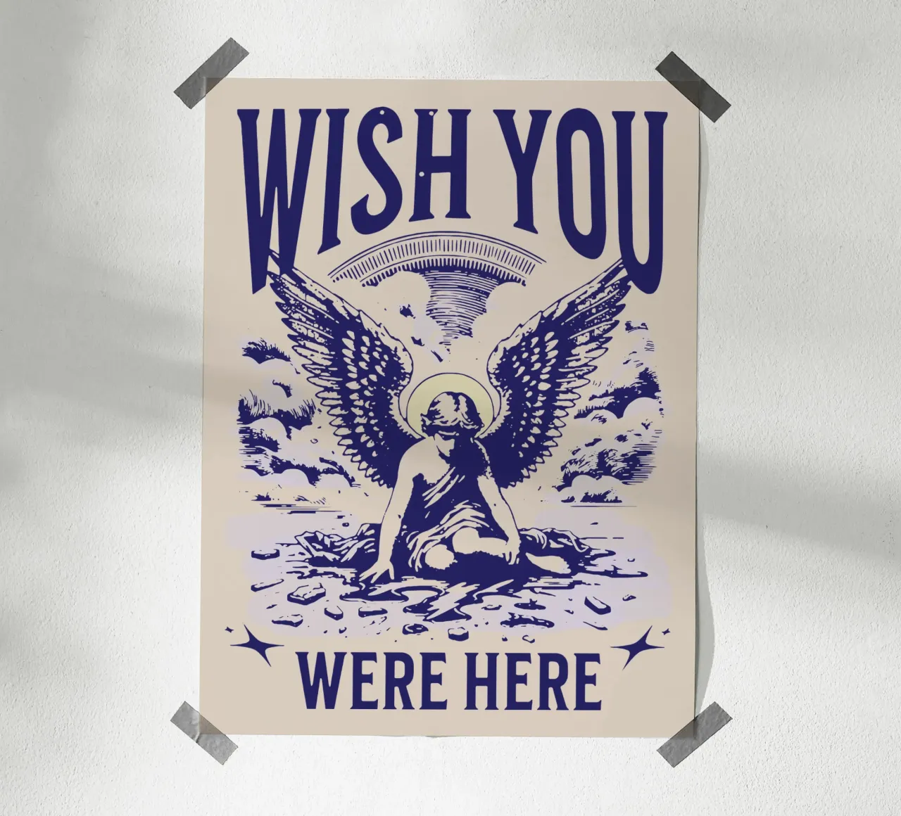 Vorrei che tu fossi qui poster da Gunawan Rb