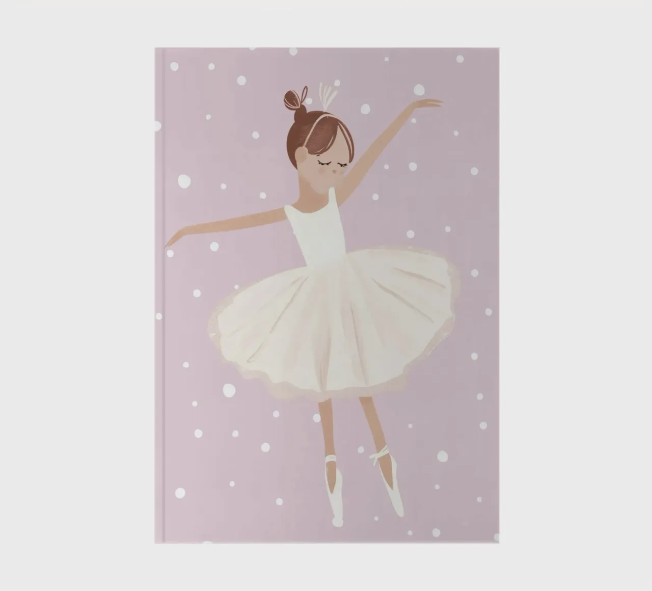Ballerina Print notebook by Little Lola