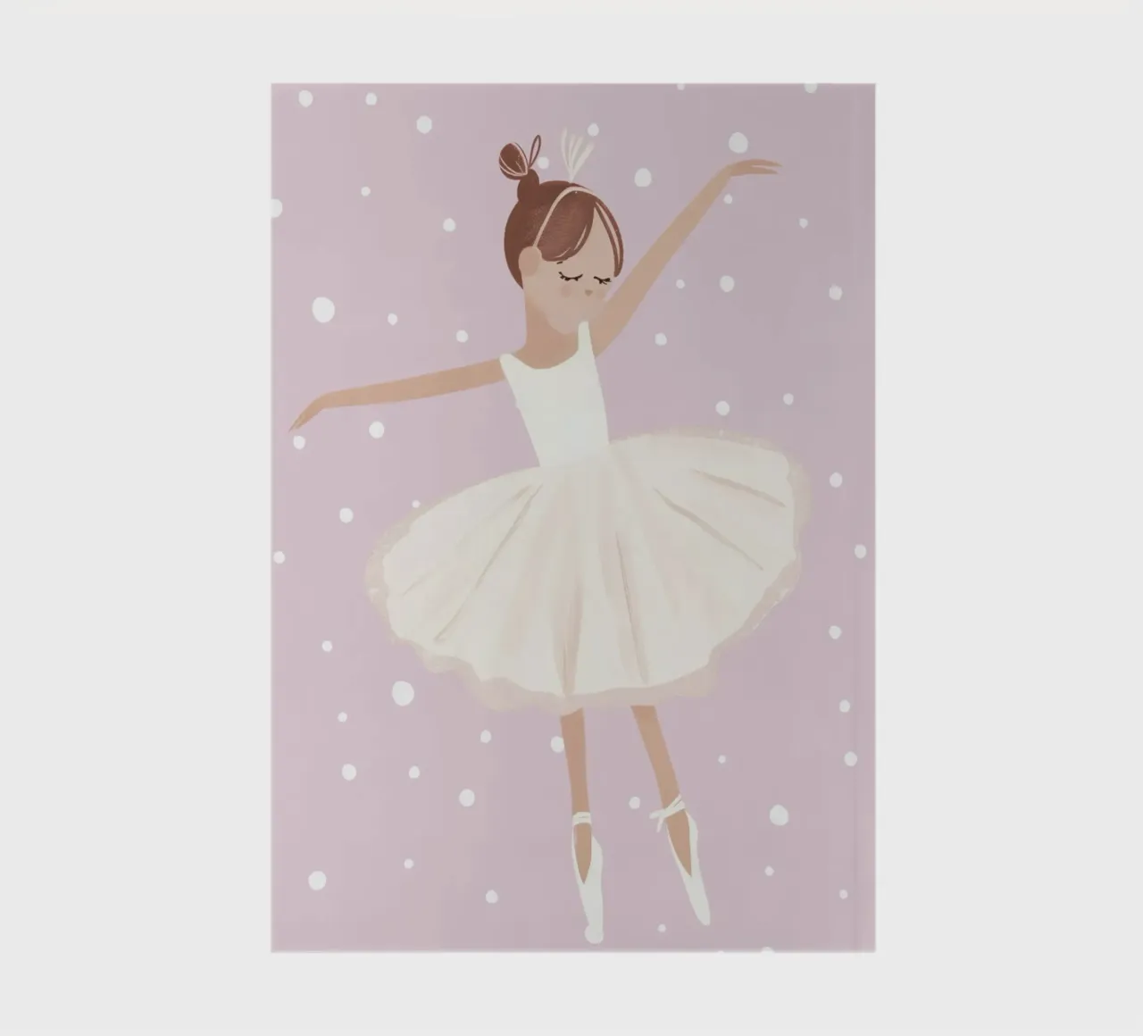 Ballerina Print notebook by Little Lola