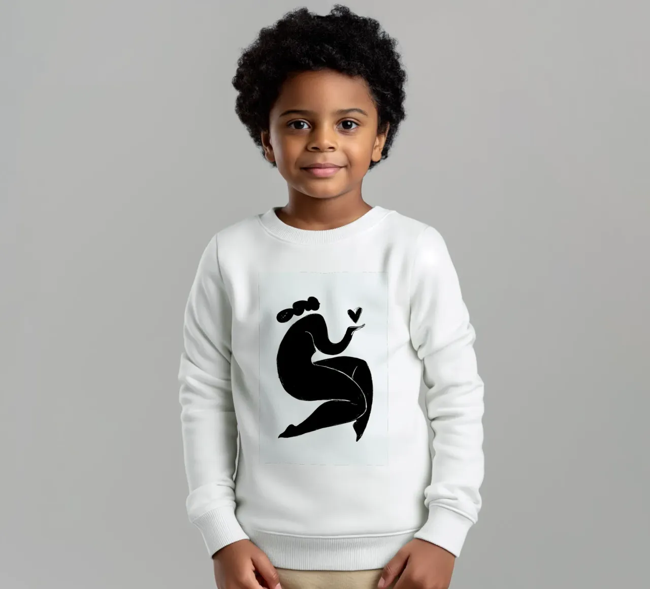 Handful of Love kids sweatshirt by Graphite