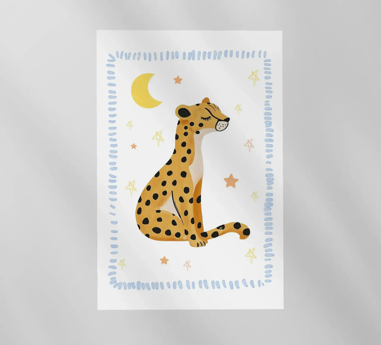 Cheetah print, Boho print, Grillige poster backlit folie van Little Lola