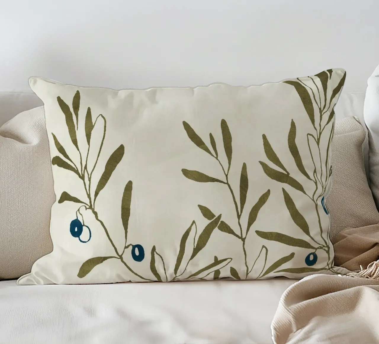 Olive Branch - Green cuscino da adrianooliveira