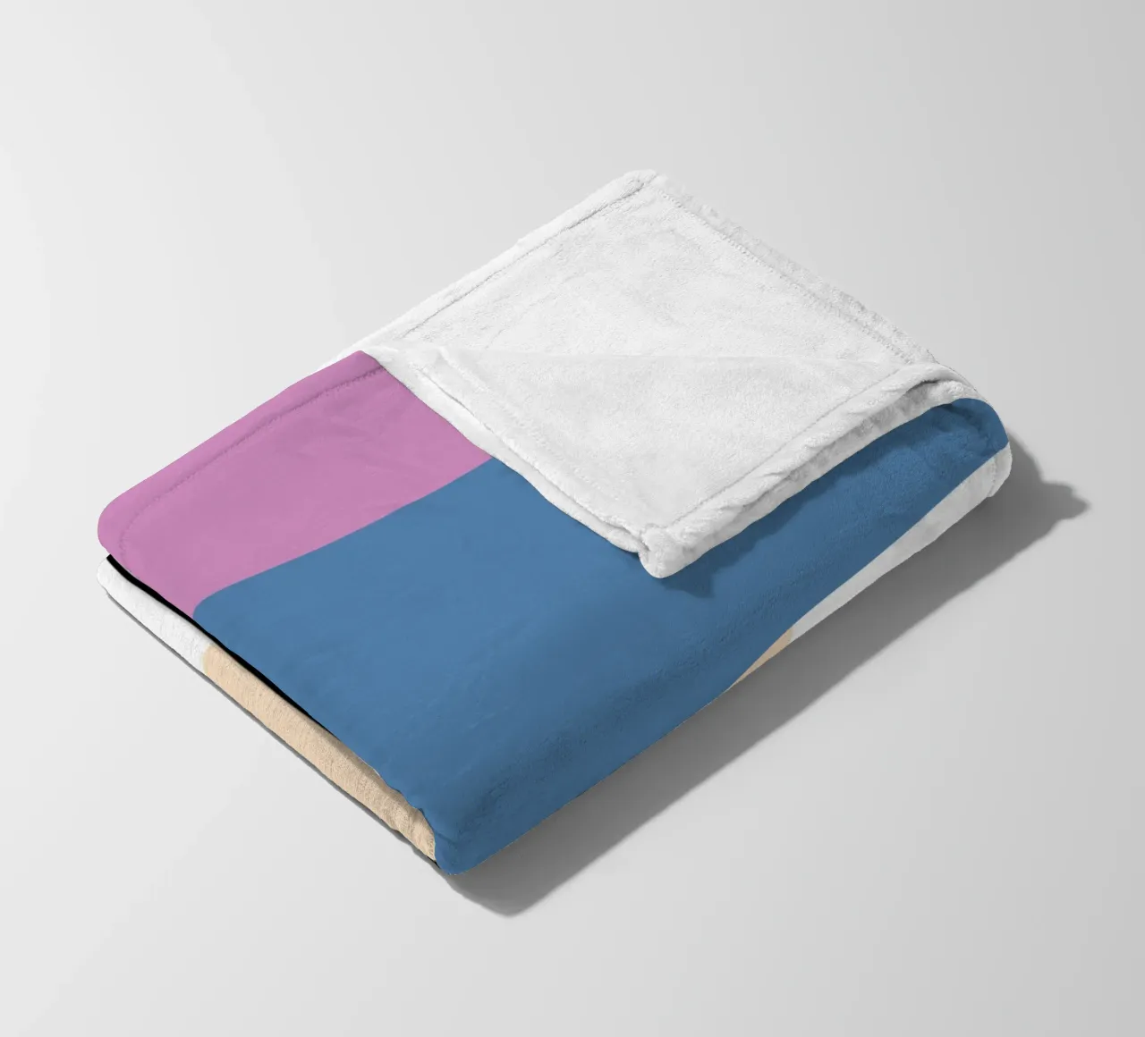 Armonia Bauhaus: Stampa d'arte astratta geometrica, decorazione di tendenza coperta in pile da NorwesClub