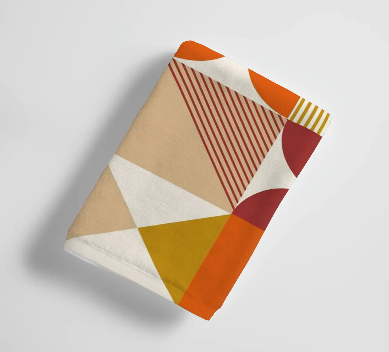 Bauhaus astratto: forme geometriche, tendenza moderna di metà secolo asciugamano da bagno da NorwesClub