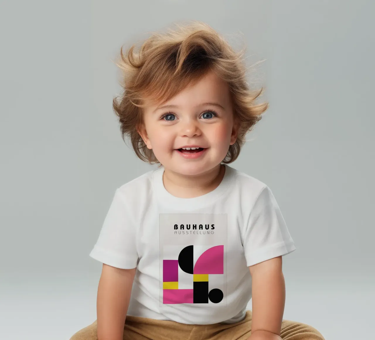 Bauhaus-Ausstellung: Geometrisch Abstraktes, Lebendige Moderne Poste Baby T-Shirt von NorwesClub