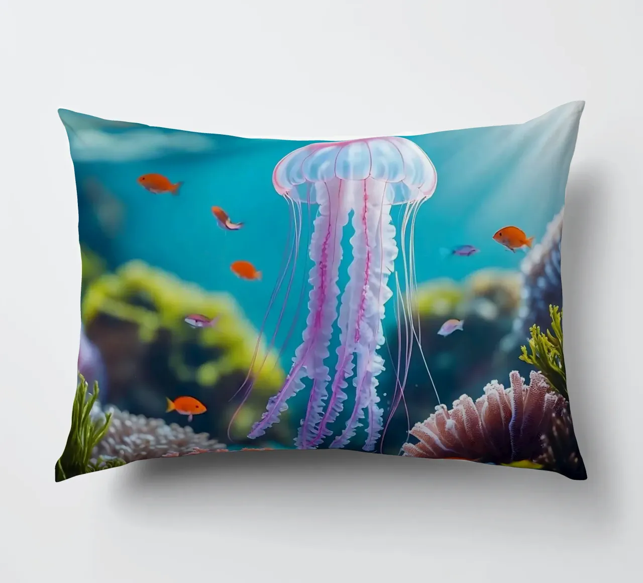 🪸🪼 Kwal | Between Light and Reflection decorative cushion by Trinkets NL Design Studio