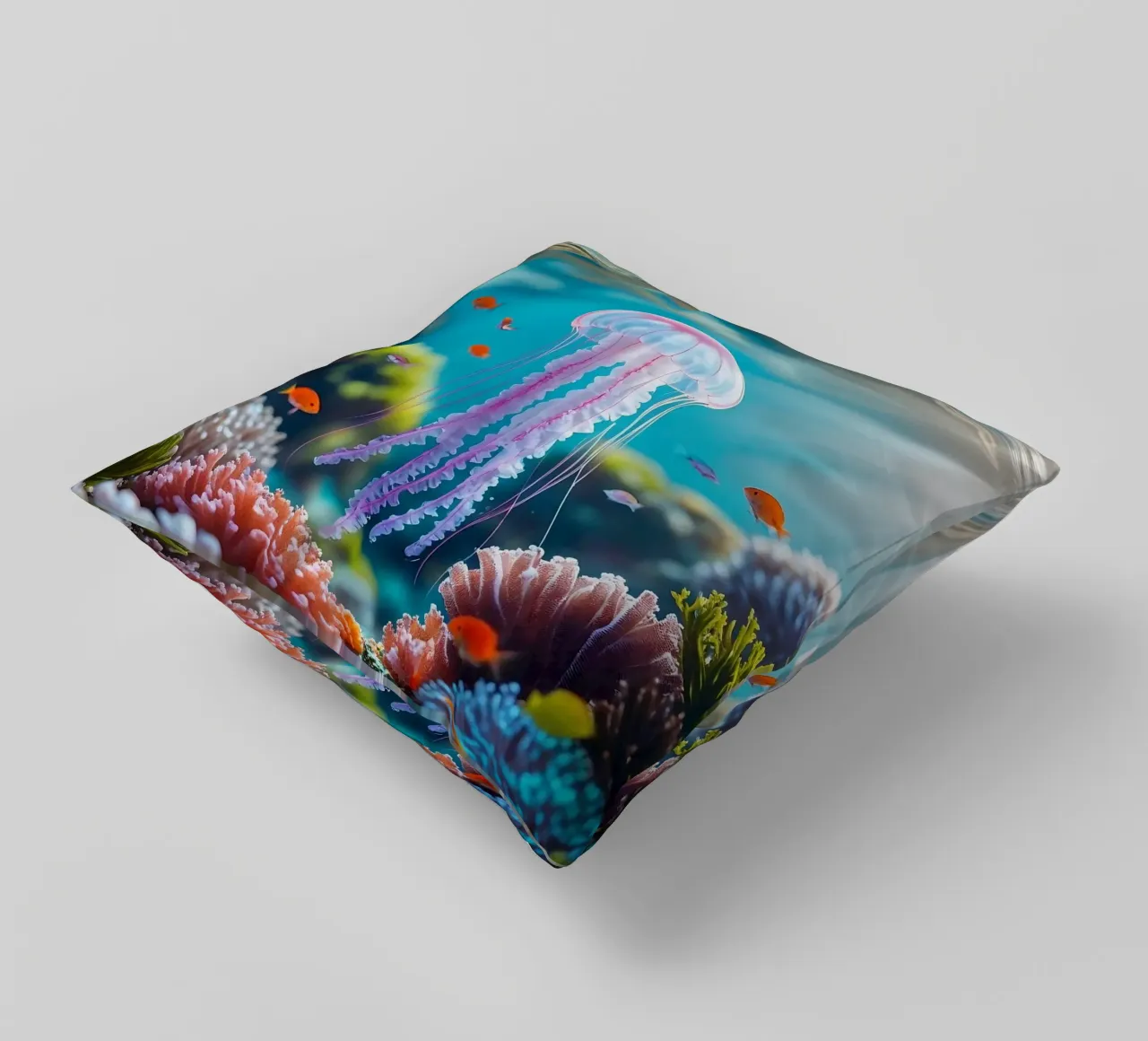 🪸🪼 Kwal | Between Light and Reflection decorative cushion by Trinkets NL Design Studio