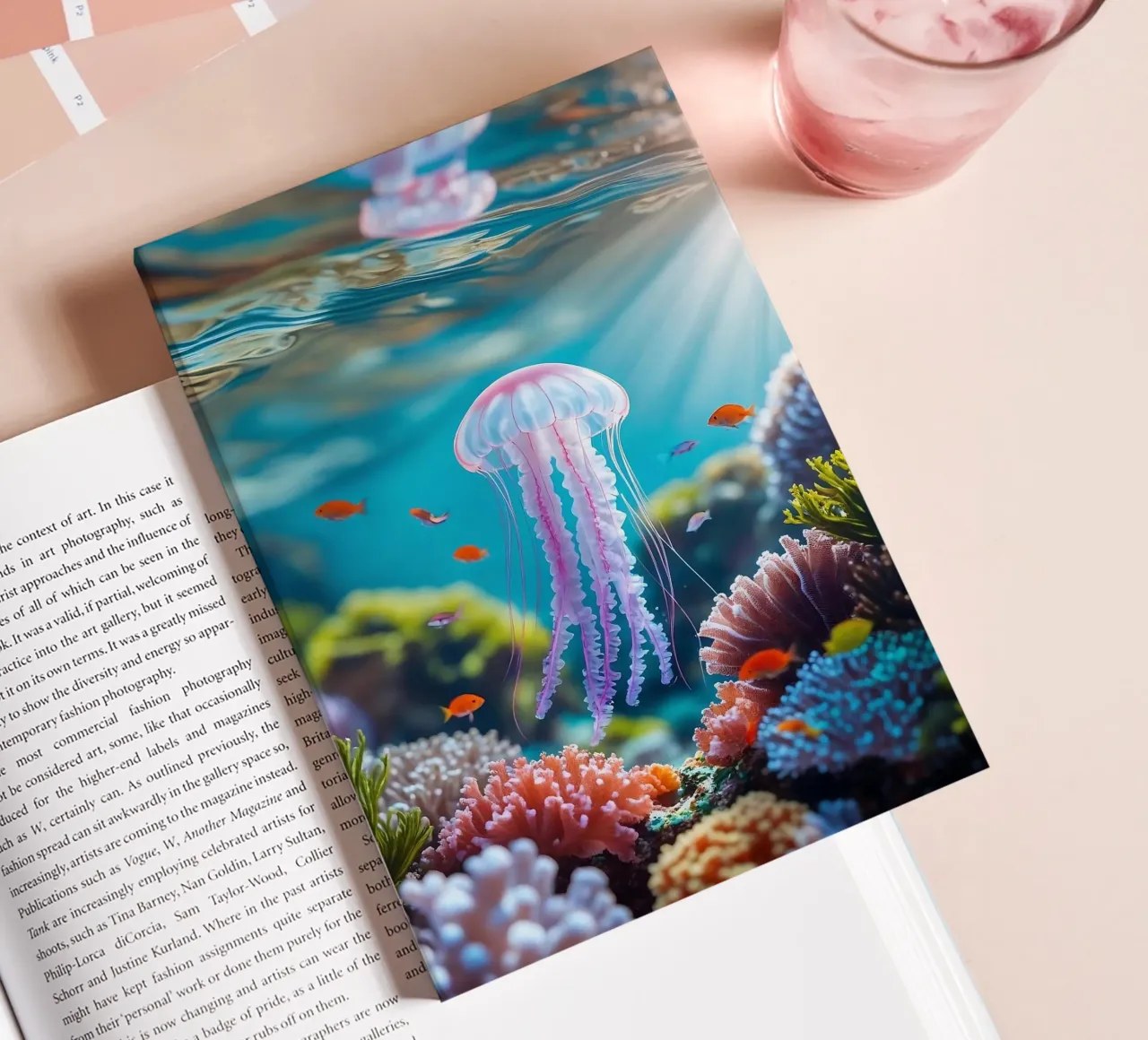 🪸🪼 Kwal | Between Light and Reflection notebook by Trinkets NL Design Studio