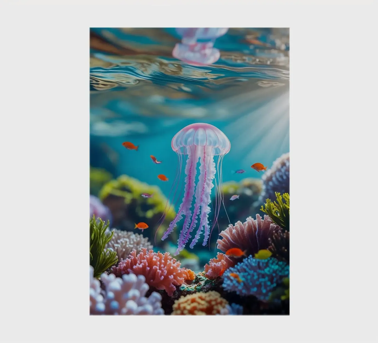 🪸🪼 Kwal | Between Light and Reflection notebook by Trinkets NL Design Studio