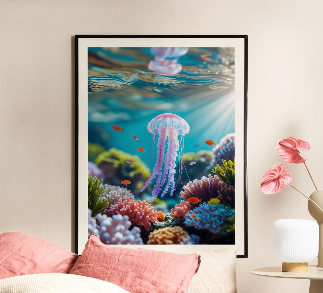 Kwal | Tra luce e riflessione poster da Trinkets NL Design Studio