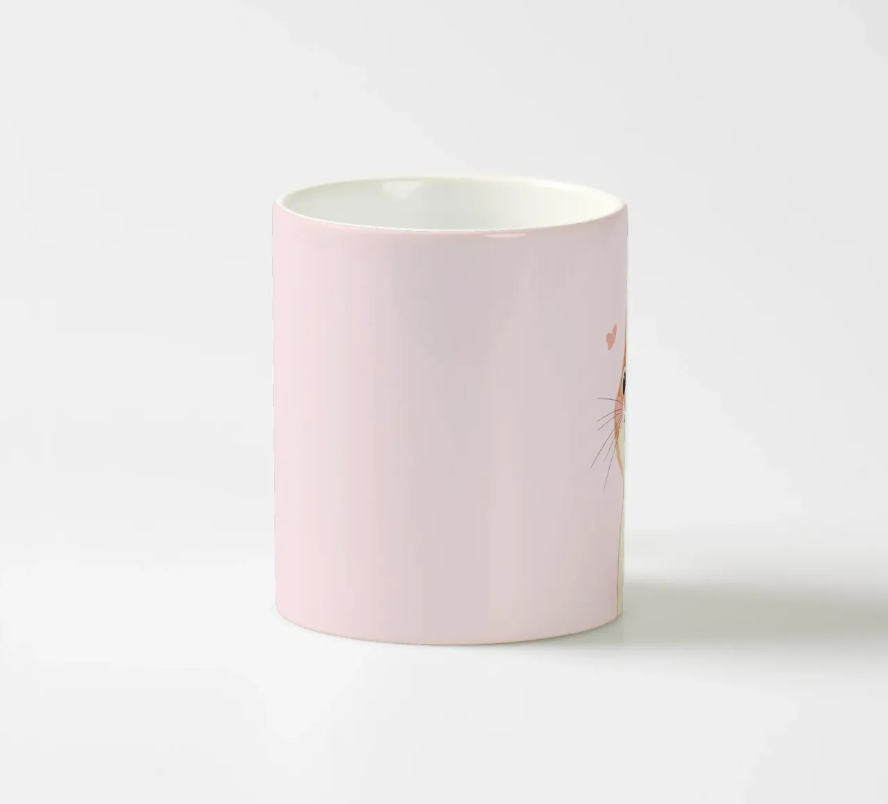 Cat Print, Boho Print, Whimsical Poster ceramic mug by Little Lola
