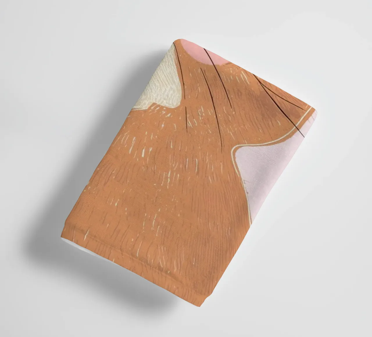 Cat Print, Boho Print, Whimsical Poster towel by Little Lola